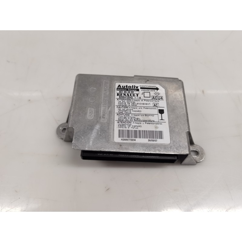 Recambio de centralita airbag para renault scenic ii authentique referencia OEM IAM 8200412042A 607993600 Recambio de centralita airbag para renault scenic ii authentique referencia OEM IAM 8200412042A 607993600