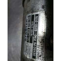 Recambio de motor arranque para kia carens 2.0 crdi referencia OEM IAM 3610027000  
