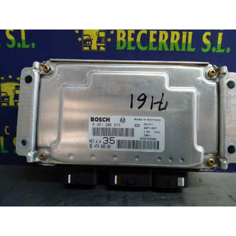 Recambio de centralita motor uce para peugeot 307 (s1) xs referencia OEM IAM 9647480580 0261206943 Recambio de centralita motor uce para peugeot 307 (s1) xs referencia OEM IAM 9647480580 0261206943