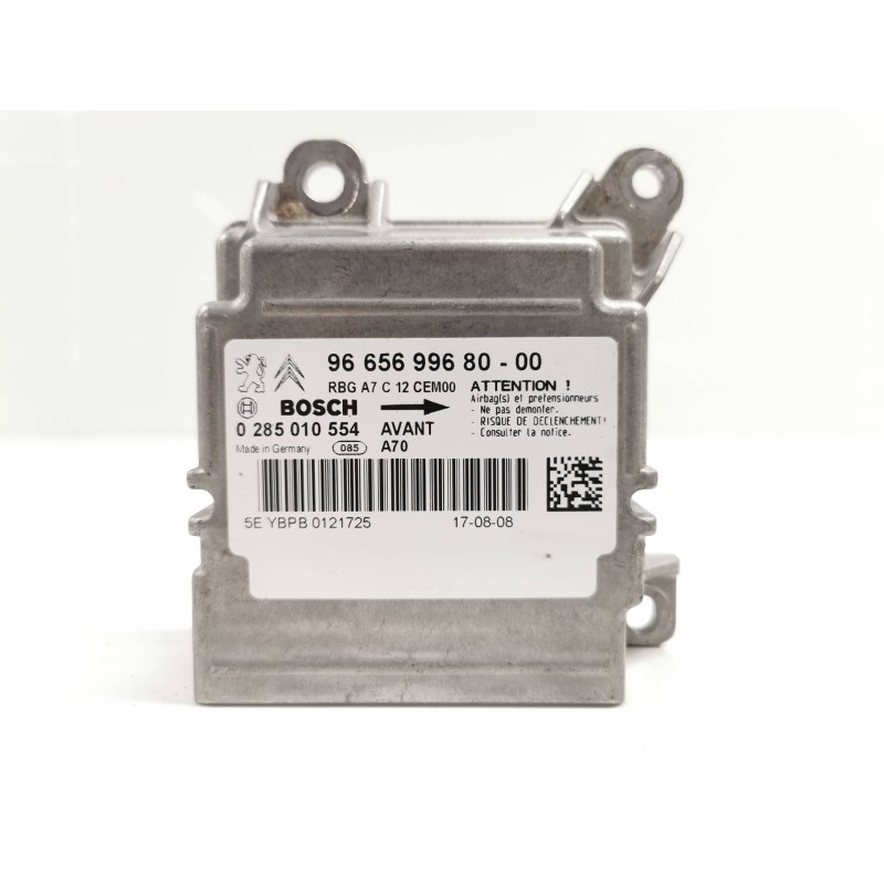 Recambio de centralita airbag para peugeot 207 urban referencia OEM IAM 9665699680 9665699680 0285010554 Recambio de centralita airbag para peugeot 207 urban referencia OEM IAM 9665699680 9665699680 0285010554