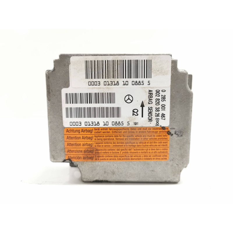 Recambio de centralita airbag para mercedes clase s (w220) berlina 500 (220.075) referencia OEM IAM 0285001467 0028203826 Recambio de centralita airbag para mercedes clase s (w220) berlina 500 (220.075) referencia OEM IAM 0285001467 0028203826