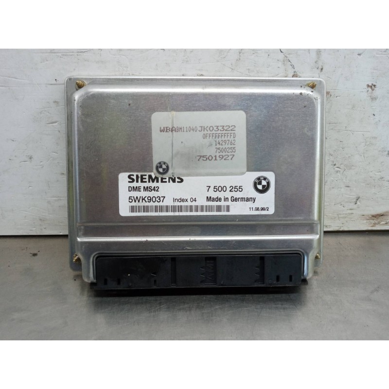 Recambio de centralita motor uce para bmw serie 3 coupe (e46) 320 ci referencia OEM IAM 7500255 75019275WK9037 Recambio de centralita motor uce para bmw serie 3 coupe (e46) 320 ci referencia OEM IAM 7500255 75019275WK9037