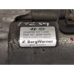 Recambio de motor arranque para kia rio (yb) business referencia OEM IAM 3610004270  