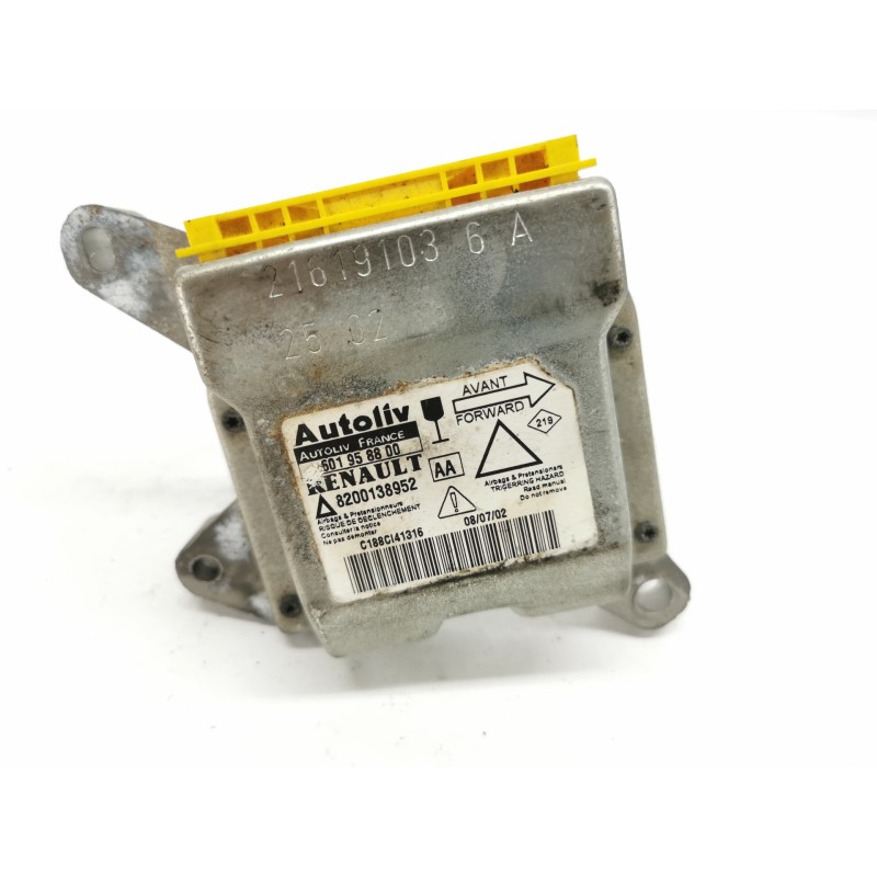 Recambio de centralita airbag para renault laguna ii grandtour (kg0) expression referencia OEM IAM 8200138952 601958800 Recambio de centralita airbag para renault laguna ii grandtour (kg0) expression referencia OEM IAM 8200138952 601958800