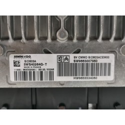 Recambio de centralita motor uce para peugeot 407 sport referencia OEM IAM SW9663007980 HW9655534080 5WS40264GT