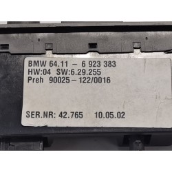 Recambio de mando calefaccion / aire acondicionado para bmw serie 7 (e65/e66) 745li referencia OEM IAM 64116923383 6923383 