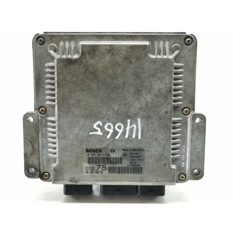 Recambio de centralita motor uce para peugeot 206 berlina xt referencia OEM IAM 9648588880 0281011188 Recambio de centralita motor uce para peugeot 206 berlina xt referencia OEM IAM 9648588880 0281011188