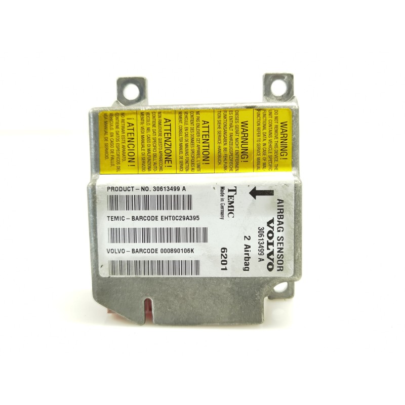 Recambio de centralita airbag para volvo s40 berlina referencia OEM IAM 30613499A 000890106K Recambio de centralita airbag para volvo s40 berlina referencia OEM IAM 30613499A 000890106K