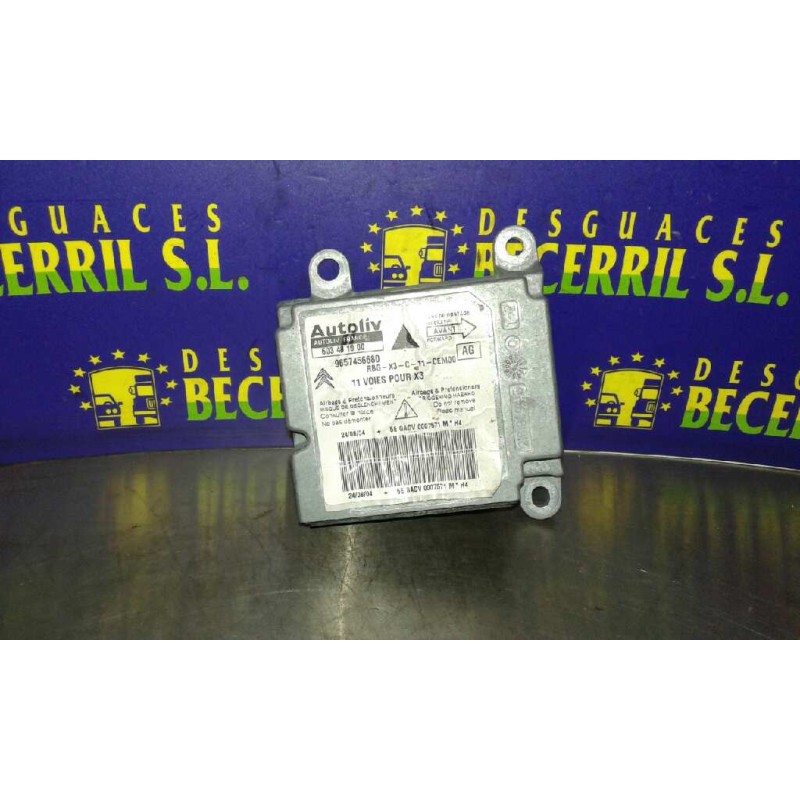 Recambio de centralita airbag para citroen c5 berlina 1.8 16v premier referencia OEM IAM 9657456680 603481900 Recambio de centralita airbag para citroen c5 berlina 1.8 16v premier referencia OEM IAM 9657456680 603481900