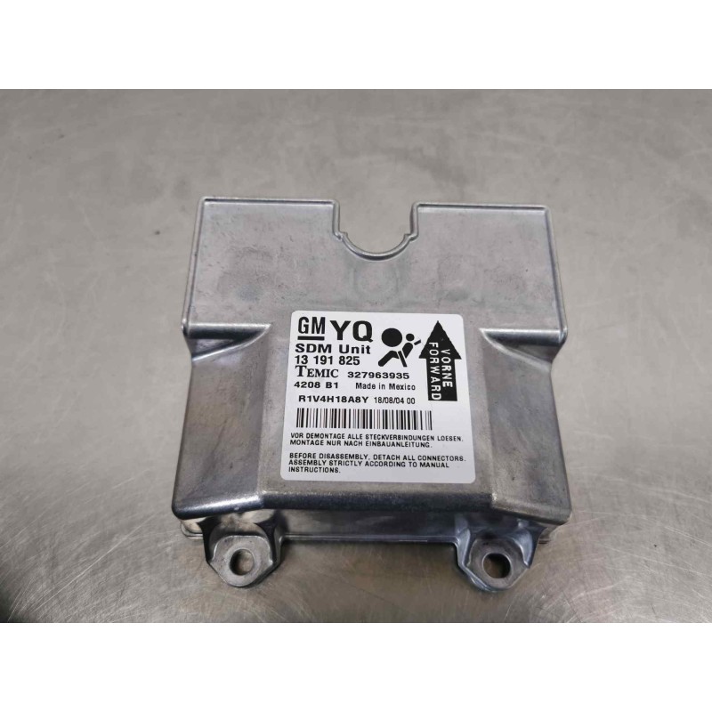 Recambio de centralita airbag para opel astra h berlina elegance referencia OEM IAM 13191825 327963935 Recambio de centralita airbag para opel astra h berlina elegance referencia OEM IAM 13191825 327963935