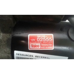 Recambio de motor arranque para hyundai atos (em) 1.1 gls referencia OEM IAM TM000A37001 36100 02555