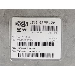 Recambio de centralita motor uce para peugeot 206 berlina xr referencia OEM IAM SW9642597680 HW9622423780 HW16447034