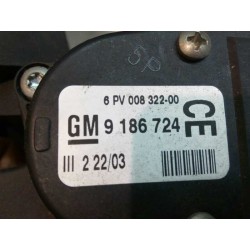 Recambio de pedal acelerador para opel vectra c berlina comfort referencia OEM IAM 9186724CE 6PV00832200 