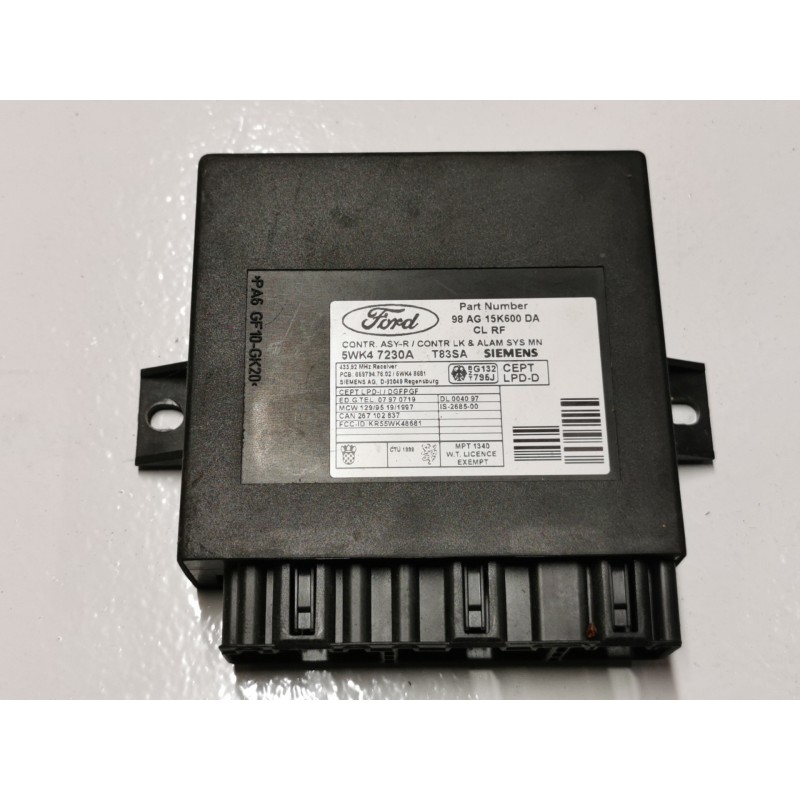 Recambio de usm para ford focus berlina (cak) ambiente referencia OEM IAM 5WK47230A 98AG15K600DA Recambio de usm para ford focus berlina (cak) ambiente referencia OEM IAM 5WK47230A 98AG15K600DA