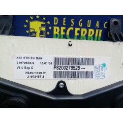 Recambio de cuadro instrumentos para renault clio ii fase i (b/cbo) referencia OEM IAM P8200276525 21672638-9 