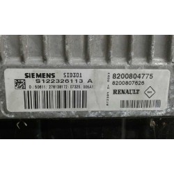 Recambio de centralita motor uce para renault scenic ii authentique referencia OEM IAM 8200804775 8200807626 S122326113A