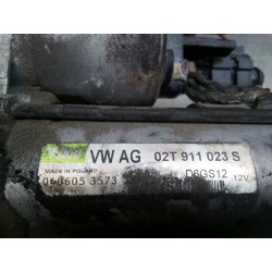 Recambio de motor arranque para skoda fabia (6y2/6y3) spirit referencia OEM IAM 02T911023S  
