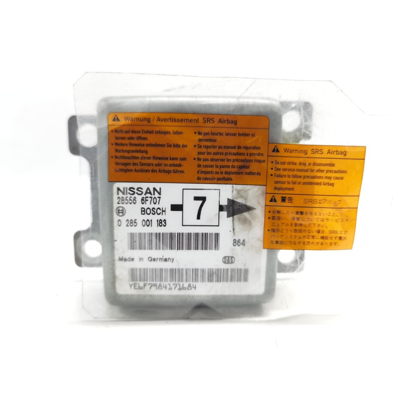 Recambio de centralita airbag para nissan micra (k11) gx referencia OEM IAM 285566F707 0285001183 Recambio de centralita airbag para nissan micra (k11) gx referencia OEM IAM 285566F707 0285001183