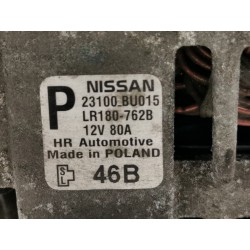 Recambio de alternador para nissan almera (n16/e) 1.5 16v cat referencia OEM IAM 23100BU015 LR180762B 