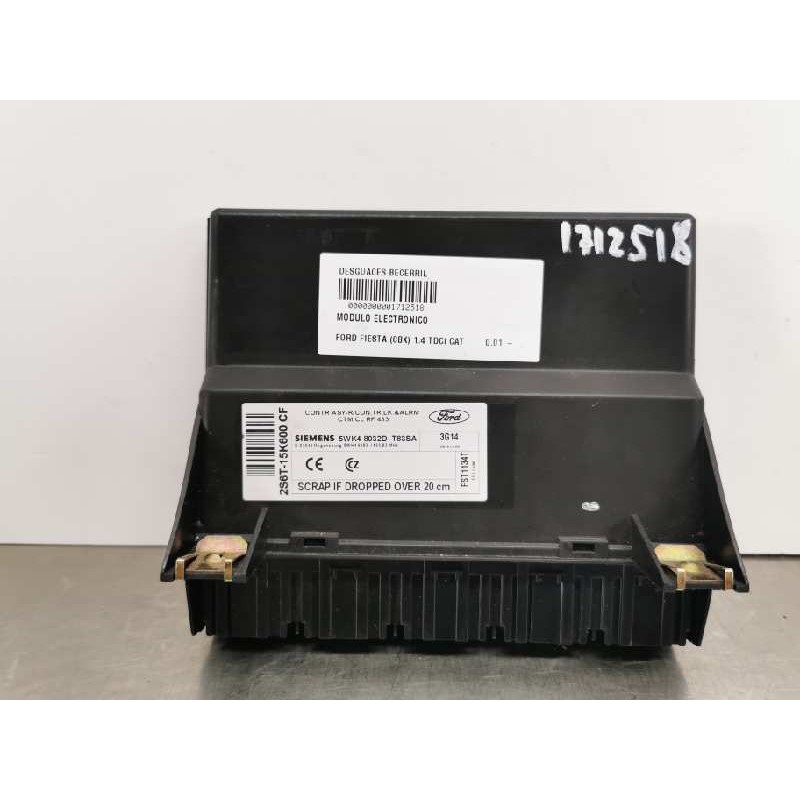 Recambio de modulo electronico para ford fiesta (cbk) 1.4 tdci cat referencia OEM IAM 2S6T15K600CF 5WK48032D Recambio de modulo electronico para ford fiesta (cbk) 1.4 tdci cat referencia OEM IAM 2S6T15K600CF 5WK48032D