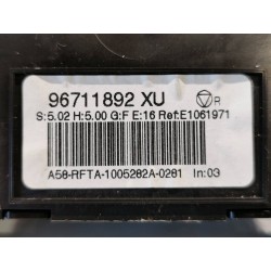 Recambio de mando calefaccion / aire acondicionado para citroen c3 picasso sx referencia OEM IAM 96711892XU E1061971 