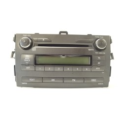 Recambio de sistema audio / radio cd para toyota corolla (e15) luna referencia OEM IAM 8612012B00  