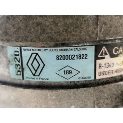 Recambio de compresor aire acondicionado para renault laguna ii (bg0) authentique referencia OEM IAM 8200021822  