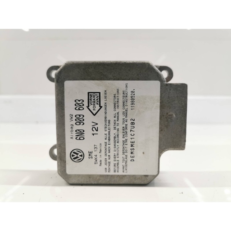 Recambio de centralita airbag para seat toledo (1l) base referencia OEM IAM 6N0909603 5WK4137 Recambio de centralita airbag para seat toledo (1l) base referencia OEM IAM 6N0909603 5WK4137