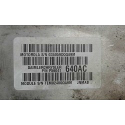 Recambio de centralita motor uce para jeep cherokee (xj) 2.5 td referencia OEM IAM P56041640AC P56041640AC 