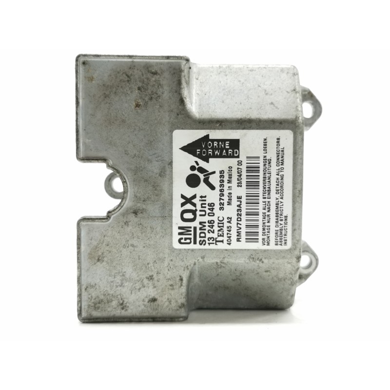 Recambio de centralita airbag para opel zafira b cosmo referencia OEM IAM 13246046 327963935 Recambio de centralita airbag para opel zafira b cosmo referencia OEM IAM 13246046 327963935