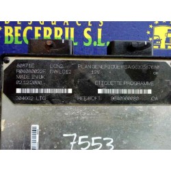 Recambio de centralita motor uce para peugeot 306 break boulebard referencia OEM IAM 9639587680 9640900080 