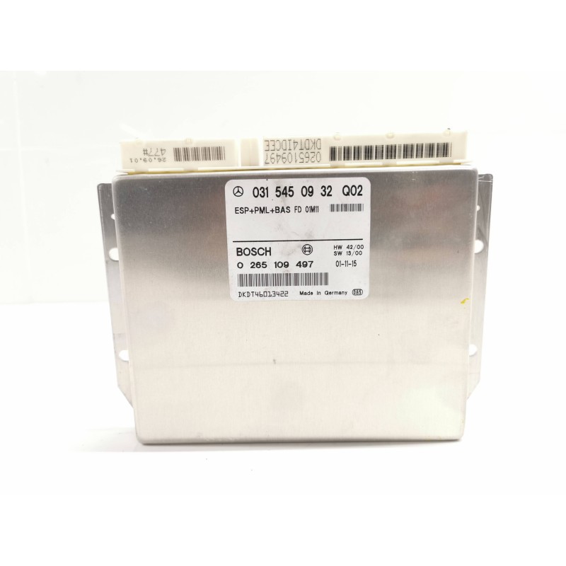 Recambio de centralita abs para mercedes clase s (w220) berlina 500 (220.075) referencia OEM IAM 0315450932 0265109497 Recambio de centralita abs para mercedes clase s (w220) berlina 500 (220.075) referencia OEM IAM 0315450932 0265109497
