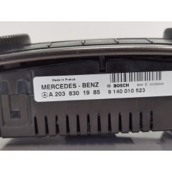 Recambio de mando calefaccion / aire acondicionado para mercedes clase c (w203) sportcoupe c 220 cdi (la) (203.708) referencia O