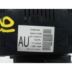 Recambio de pantalla multifuncion para opel vectra c berlina cosmo referencia OEM IAM 13208184  