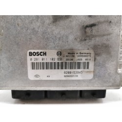 Recambio de centralita motor uce para renault scenic (ja..) 1.9 dci authentique referencia OEM IAM 8200153945 0281011102 8200222