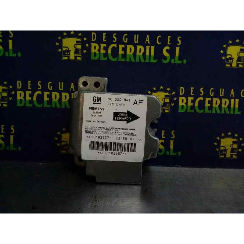 Recambio de centralita airbag para opel astra g berlina club referencia OEM IAM 90520841 1923594 5WK4168 Recambio de centralita airbag para opel astra g berlina club referencia OEM IAM 90520841 1923594 5WK4168