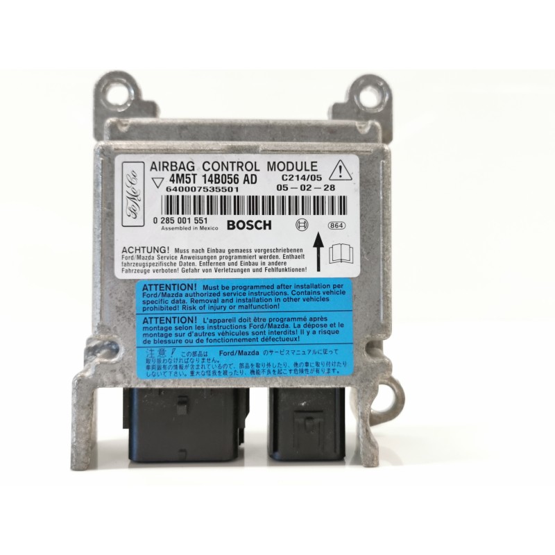 Recambio de centralita airbag para ford focus c-max (cap) ambiente (d) referencia OEM IAM 4M5T14B056AD 0285001551 
