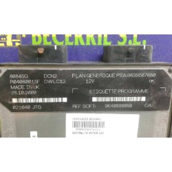 Recambio de centralita motor uce para peugeot 206 berlina xt referencia OEM IAM 9640899880 R04080015F 9640899880