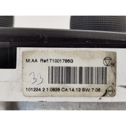 Recambio de mando calefaccion / aire acondicionado para renault megane iii berlina 5 p authentique referencia OEM IAM T1001786G 