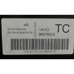 Recambio de centralita motor uce para chevrolet kalos 1.2 se referencia OEM IAM 96376652 S010016040A8 K2175141000615100
