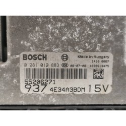 Recambio de centralita motor uce para alfa romeo gt (125) 1.9 jtd 16v 150/ distinctive referencia OEM IAM 55206271 0281012883 