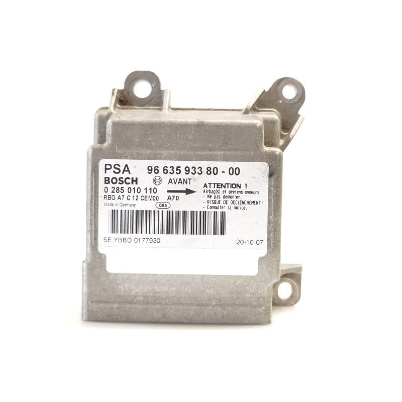 Recambio de centralita airbag para peugeot 207 confort referencia OEM IAM 9663593380 0285010110 Recambio de centralita airbag para peugeot 207 confort referencia OEM IAM 9663593380 0285010110
