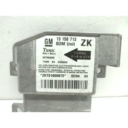 Recambio de centralita airbag para opel meriva cosmo referencia OEM IAM 13158713ZK ZKT01600672 327963935