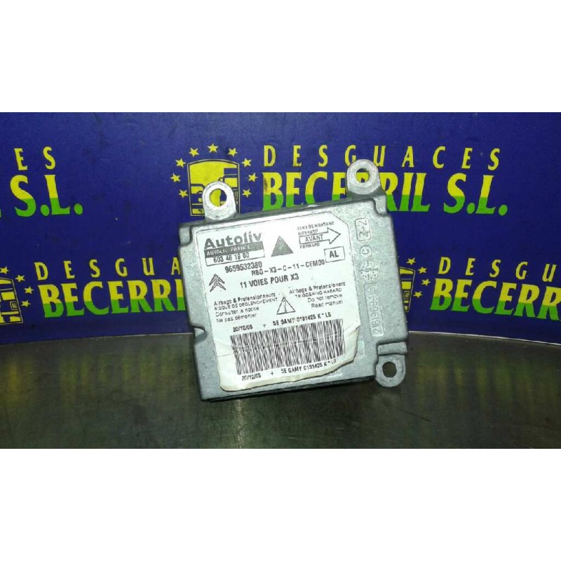 Recambio de centralita airbag para citroen c5 break premier referencia OEM IAM 9659532380 603481900 Recambio de centralita airbag para citroen c5 break premier referencia OEM IAM 9659532380 603481900