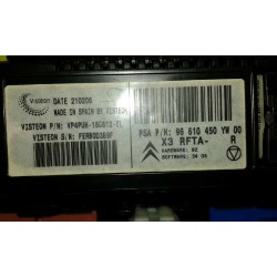 Recambio de mando calefaccion / aire acondicionado para citroen c5 break premier referencia OEM IAM 96610450YW 96498318YW 964702