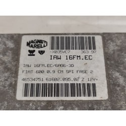 Recambio de centralita motor uce para fiat seicento (187) active referencia OEM IAM IAW16FMEC  