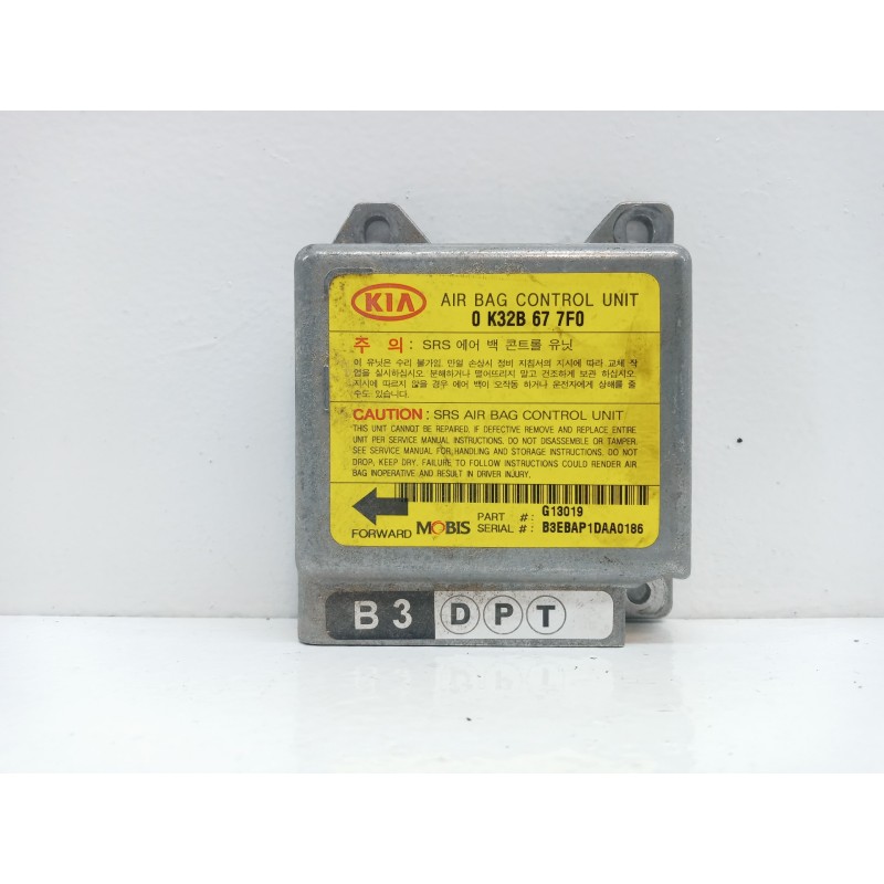 Recambio de centralita airbag para kia rio ls berlina (5-ptas.) referencia OEM IAM 0K32B677F0 B3DPT Recambio de centralita airbag para kia rio ls berlina (5-ptas.) referencia OEM IAM 0K32B677F0 B3DPT