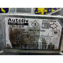 Recambio de centralita airbag para peugeot 308 premium referencia OEM IAM 9665100080 610714900 