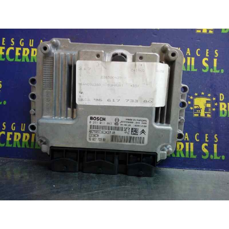 Recambio de centralita motor uce para citroen c4 coupe collection referencia OEM IAM 9661773380 0281011863 