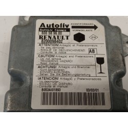 Recambio de centralita airbag para renault kangoo (f/kc0) alize referencia OEM IAM 600589600 8200098402 